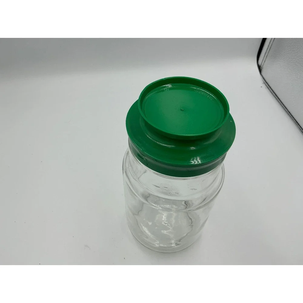 Vintage Anchor Hocking 1776-1976 Bicentennial Election Eagle Glass Jar Green Lid